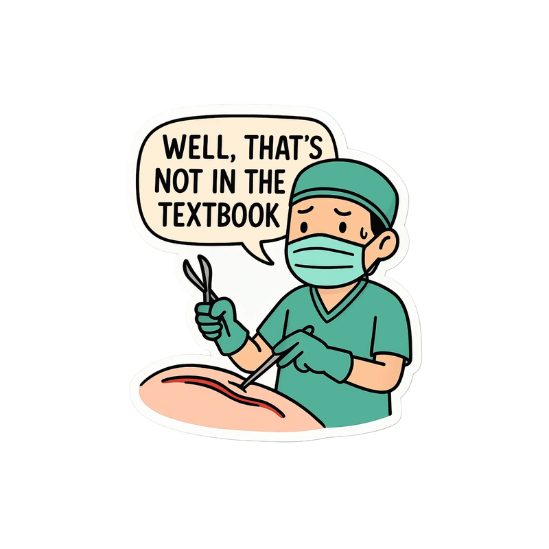 Well, that's not in the textbook