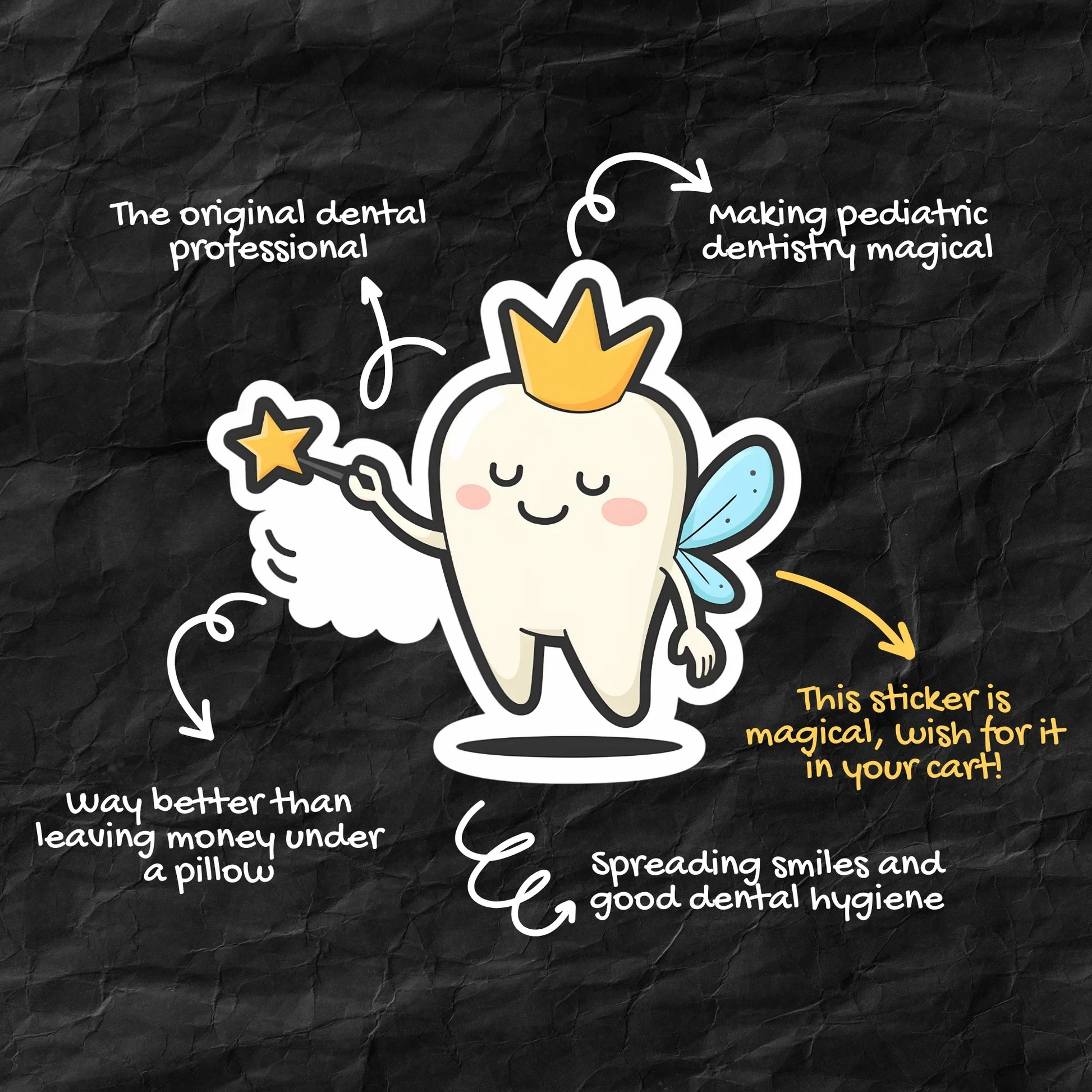 Dental vinyl sticker for dentists, dental students and medicos – Art.erise