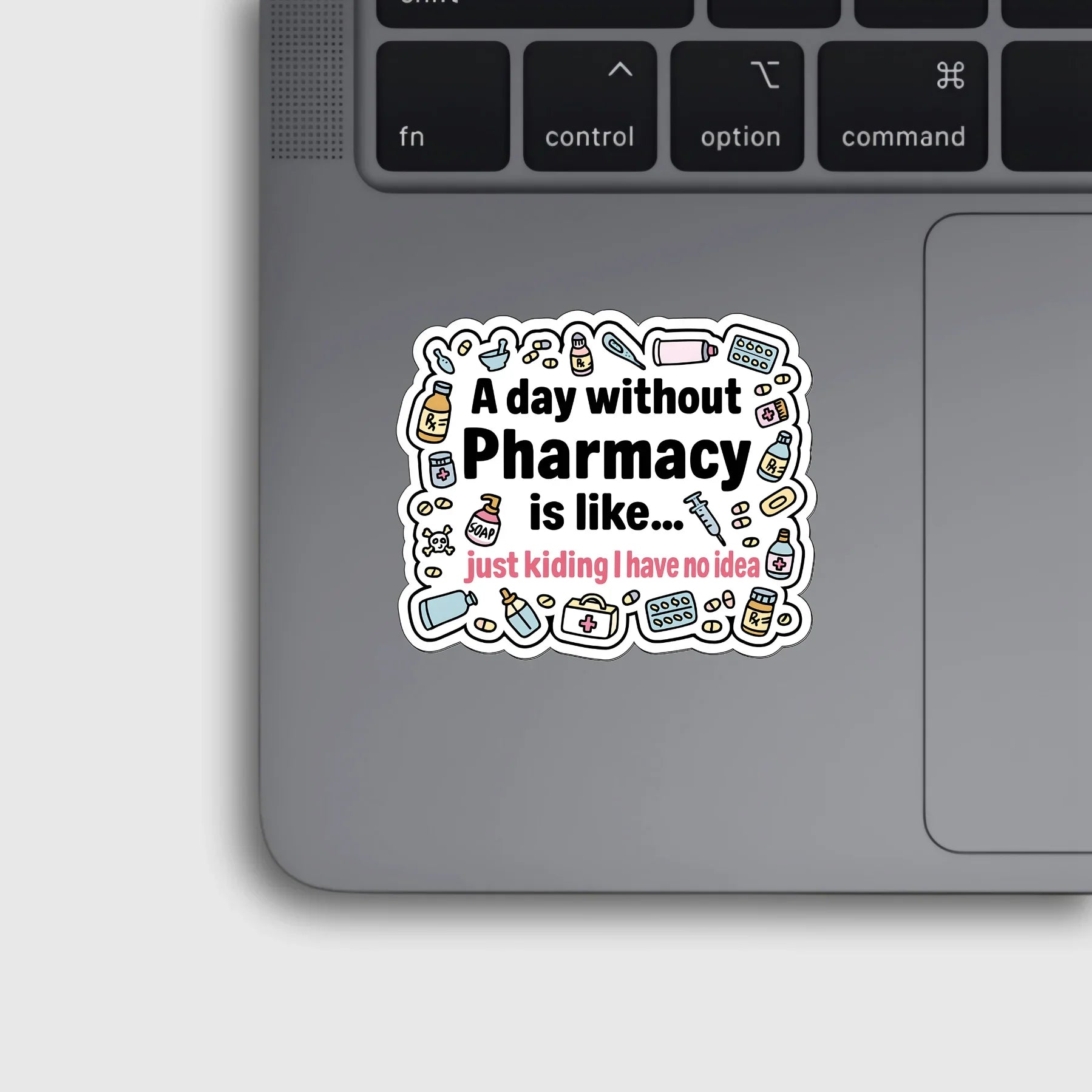 Pharmacy vinyl sticker for pharmacy students, pharmacists and medicos – Art.erise