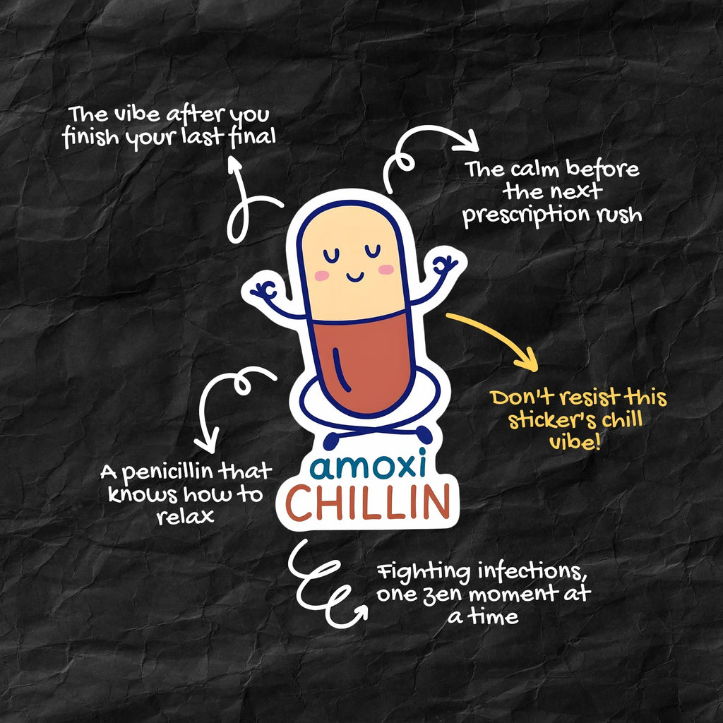 Pharmacy vinyl sticker for pharmacy students, pharmacists and medicos – Art.erise