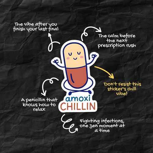 Pharmacy vinyl sticker for pharmacy students, pharmacists and medicos – Art.erise