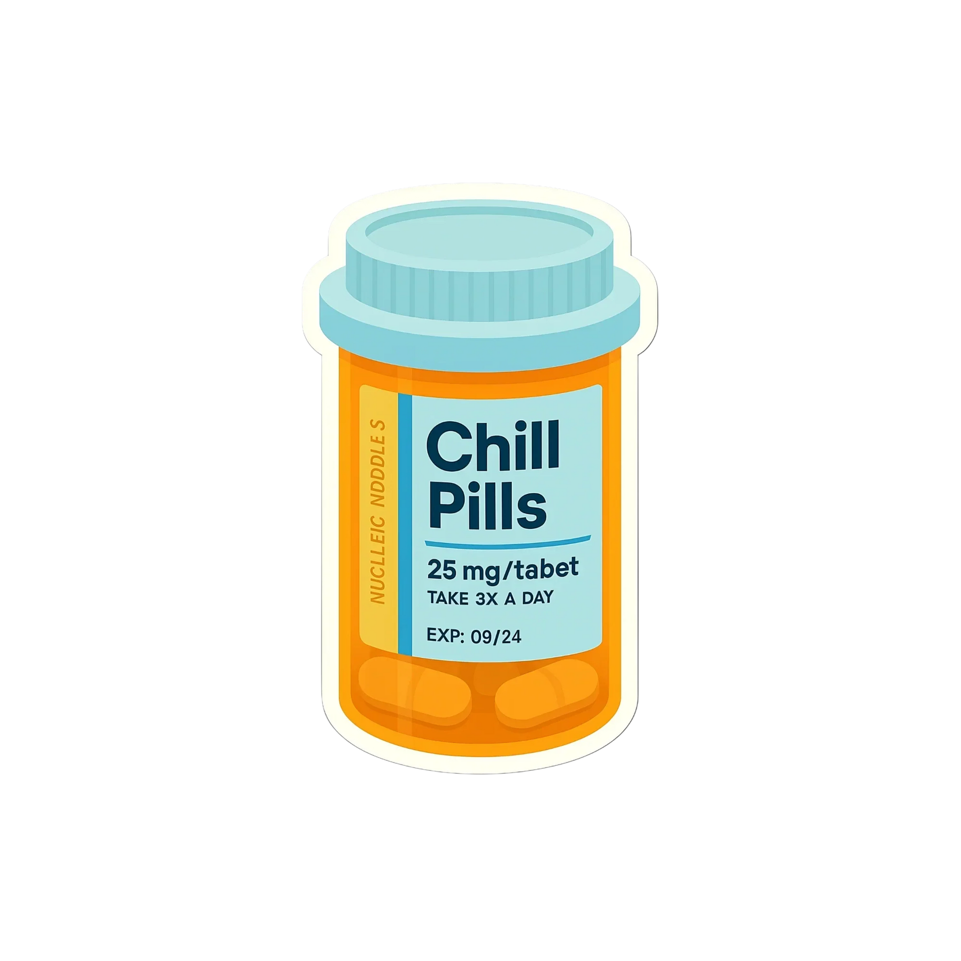 Pharmacy vinyl sticker for pharmacy students, pharmacists and medicos – Art.erise