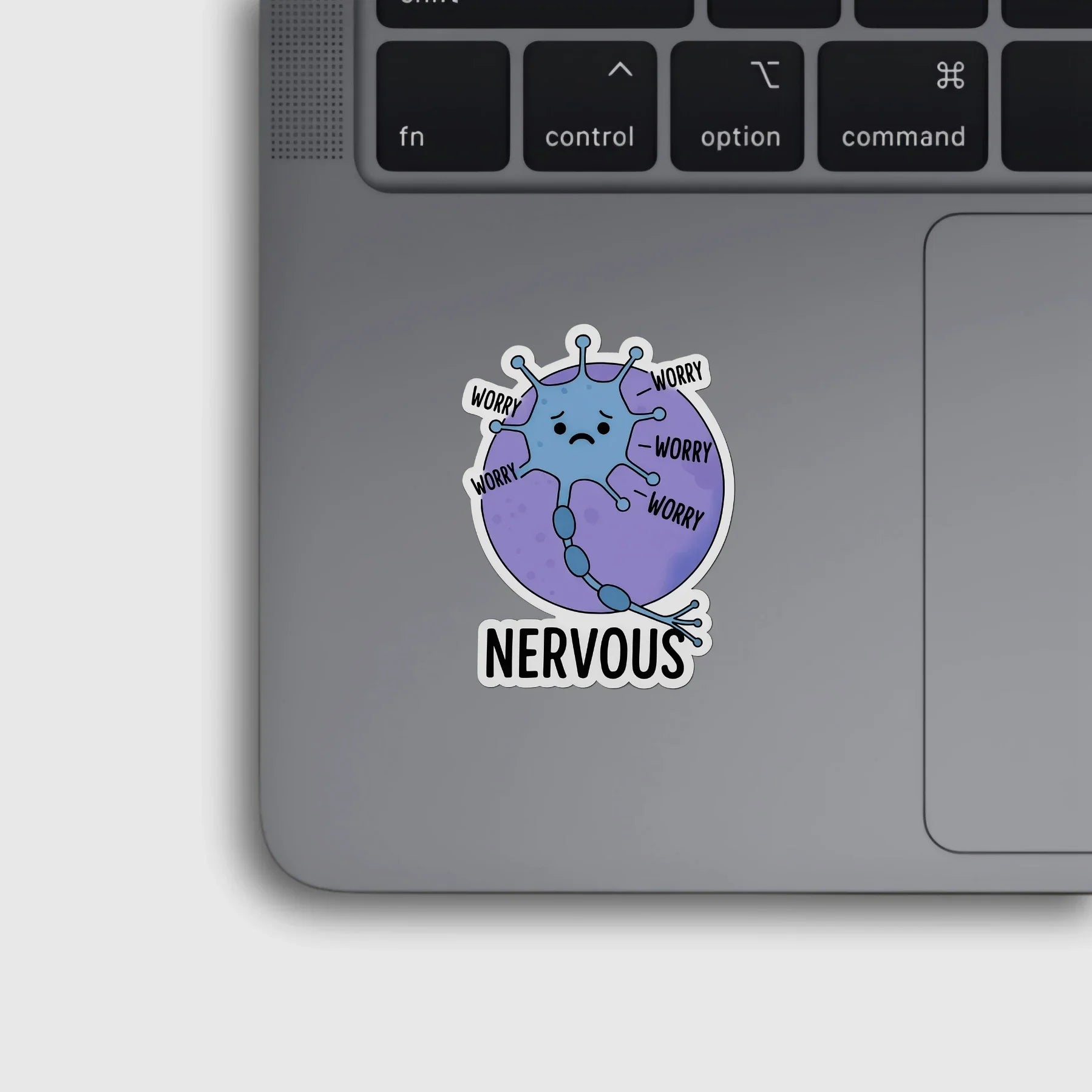 Nervous Neuron Sticker