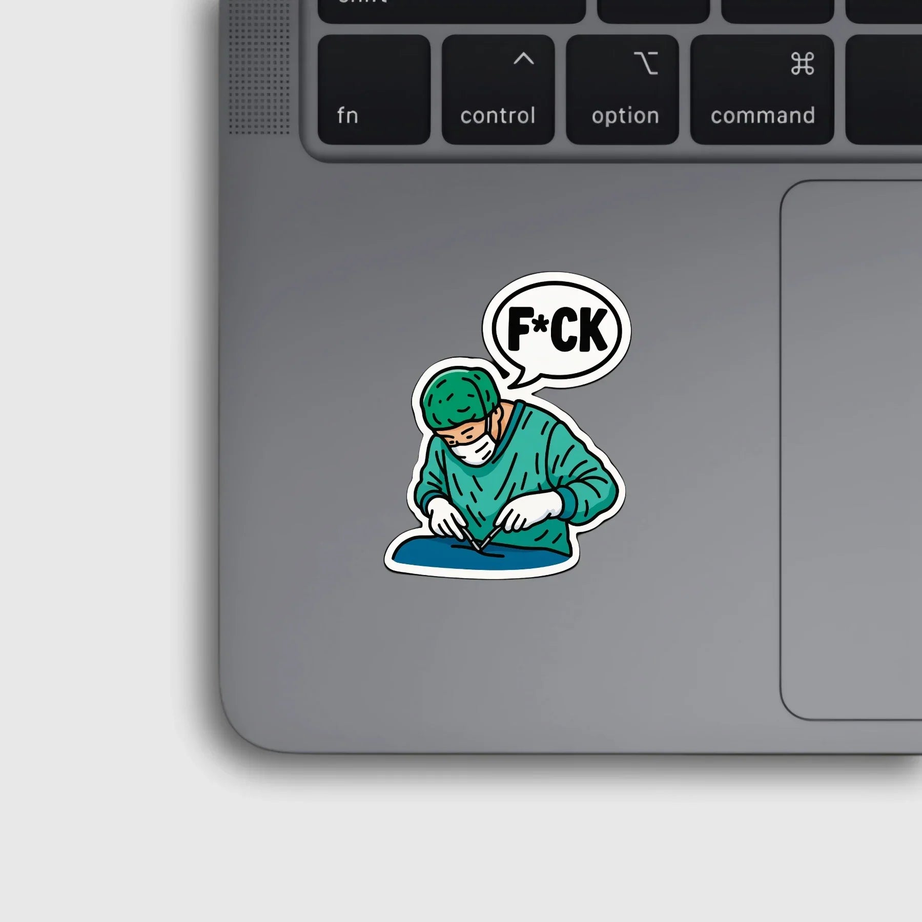 Swearing Surgeon Sticker