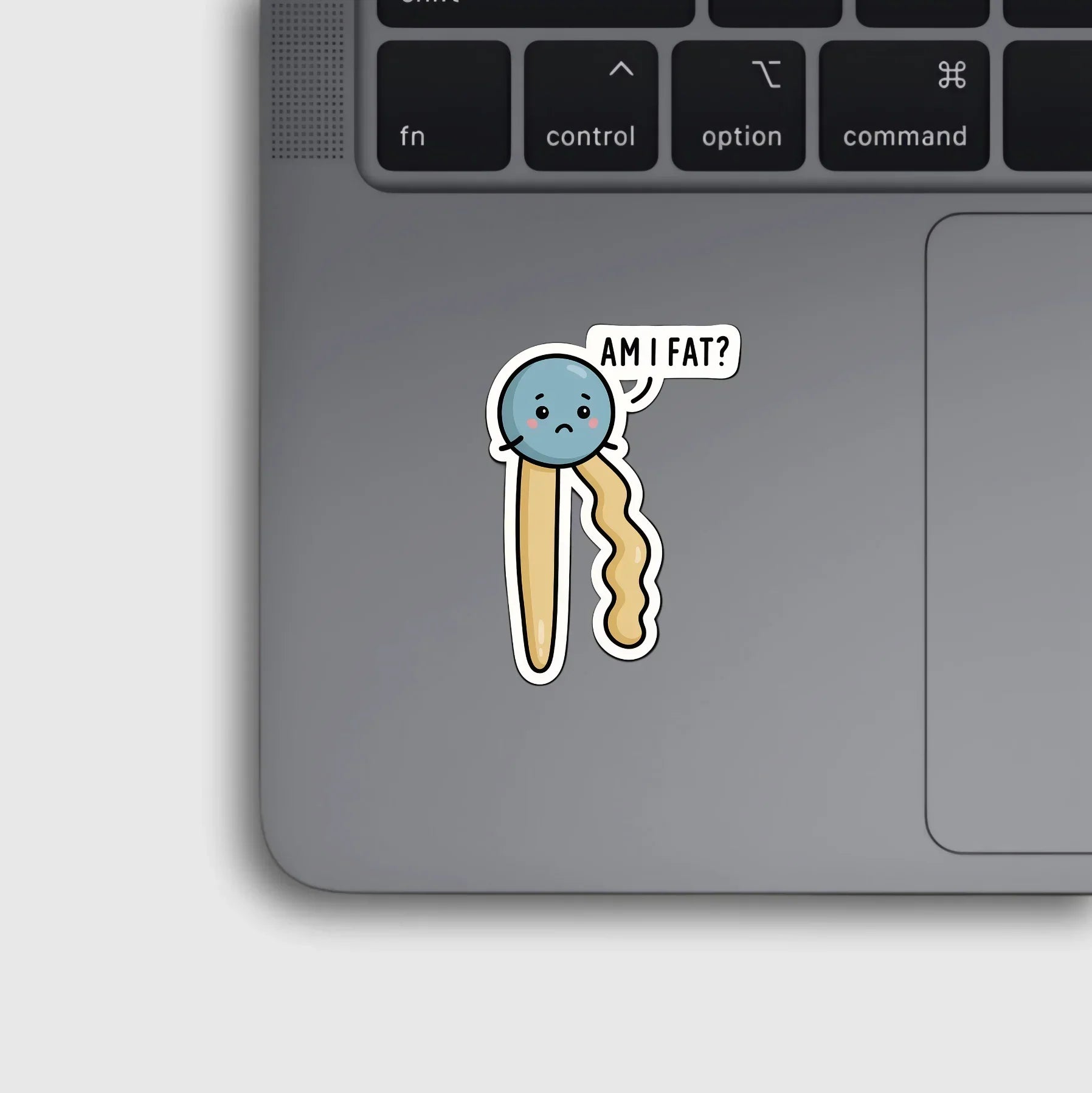 Am I Fat? Phospholipid Pun Sticker