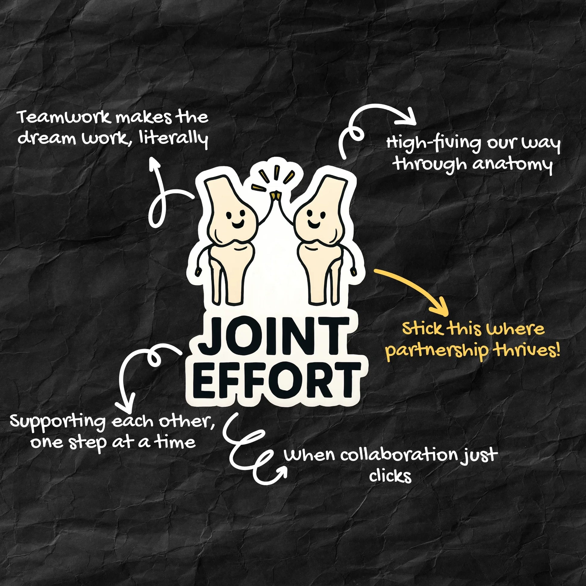 Joint Effort Sticker