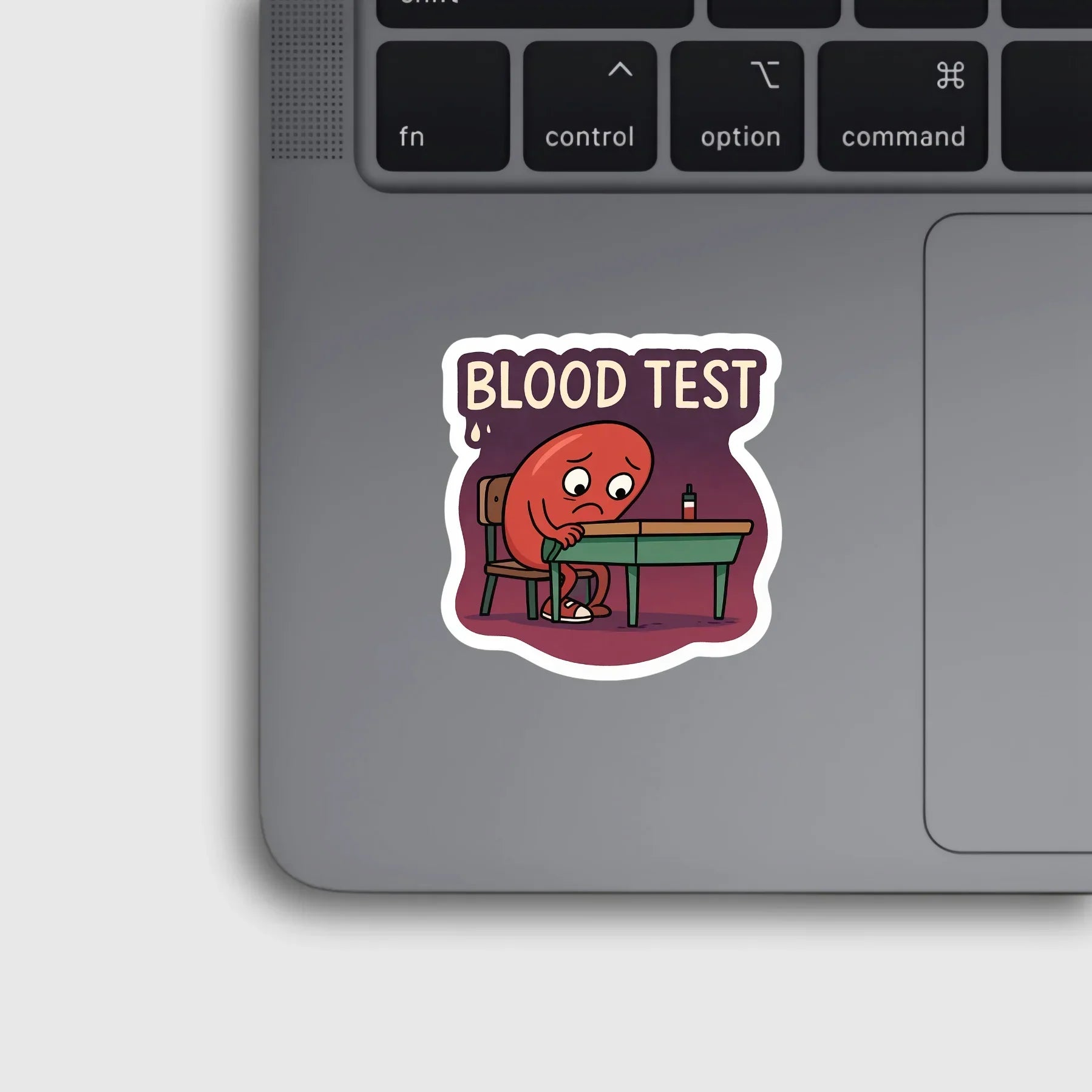 Blood Test Pun Sticker