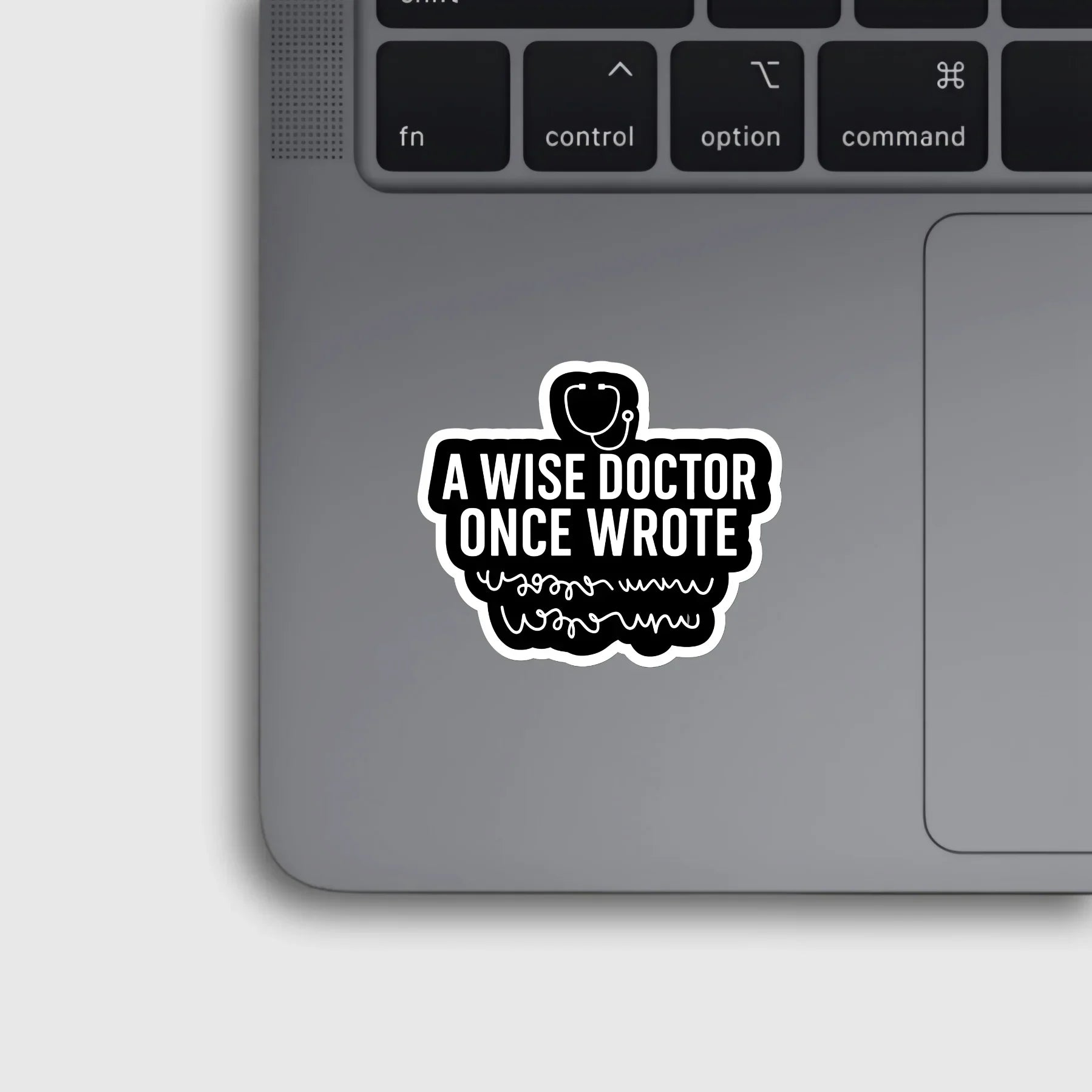 Wise Doctor Handwriting Sticker