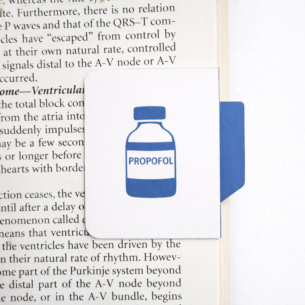 Anesthesia Minimal Index Magnetic Bookmark