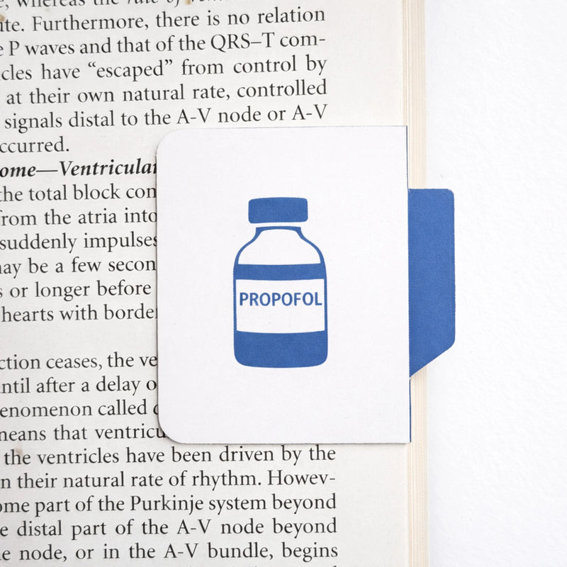 Anesthesia Minimal Index Magnetic Bookmark