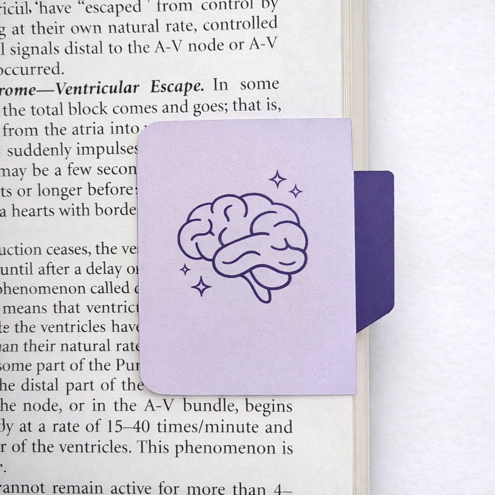 Brain Minimal Minimal Magnetic Bookmark