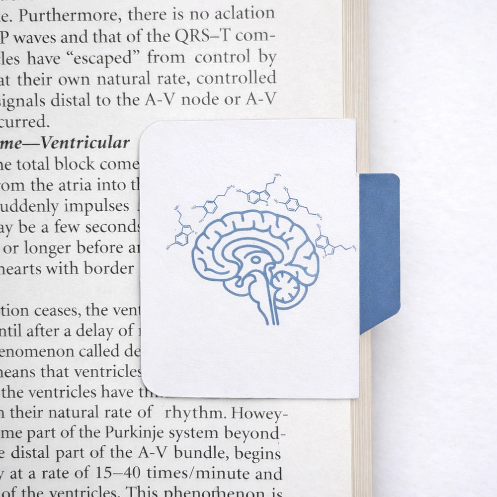 Neurotransmitter Minimal Magnetic Index Bookmark