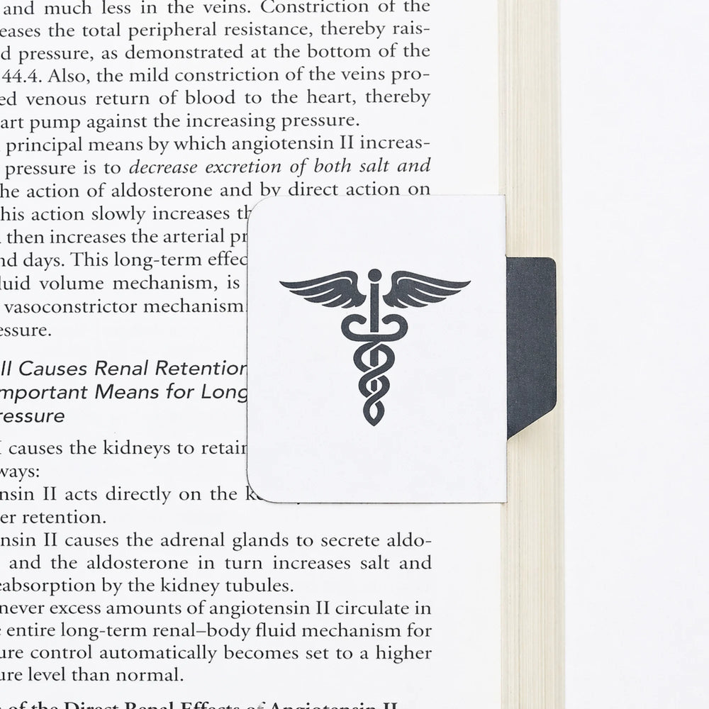Caduceus Medical Professional Index Magnetic Bookmark