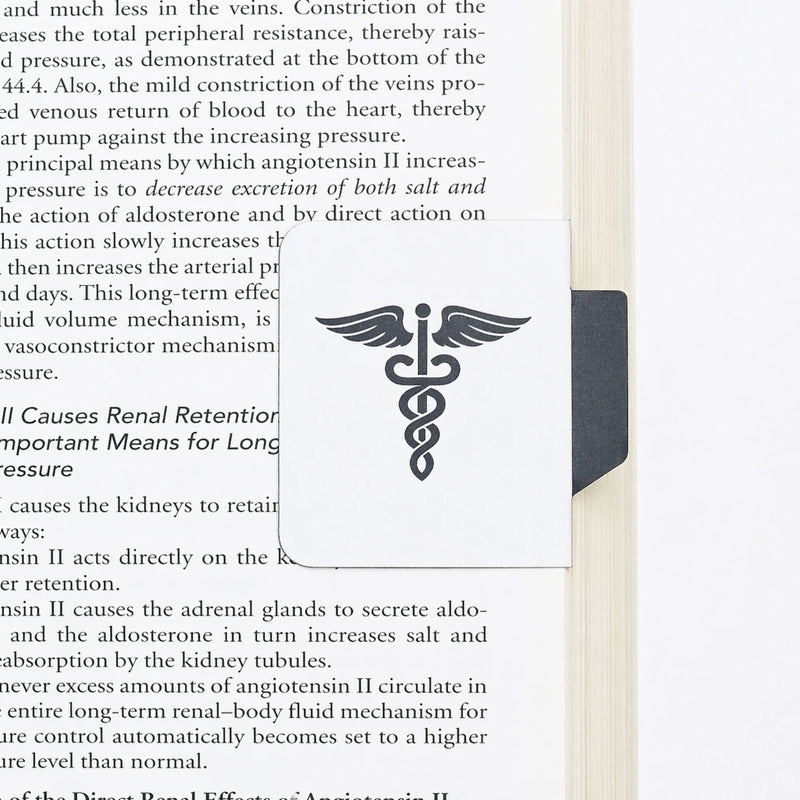 Caduceus Medical Professional Index Magnetic Bookmark