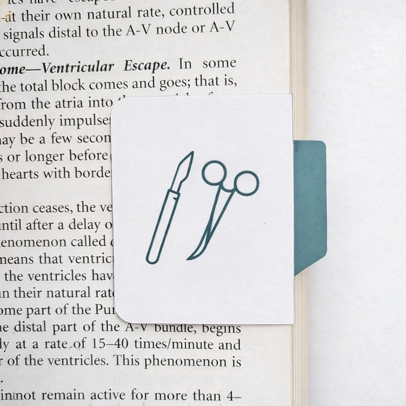 Surgical Tools Magnetic Index Bookmark