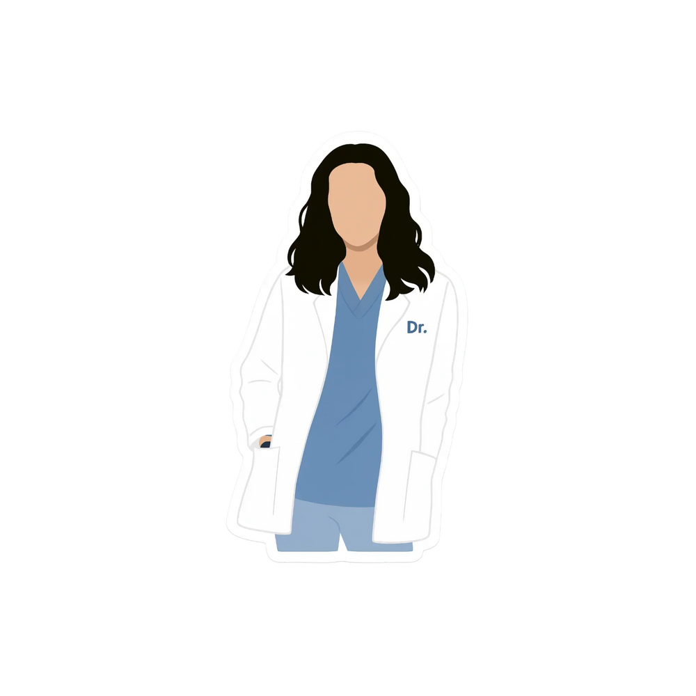 Female Doctor Sticker