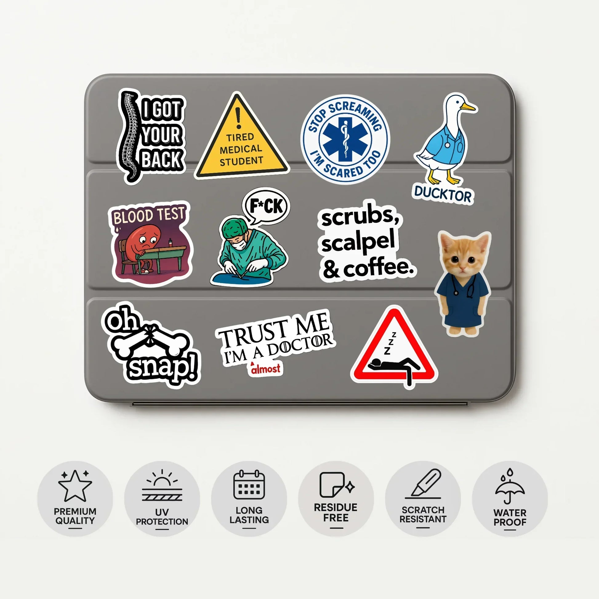 Blood Test Pun Sticker