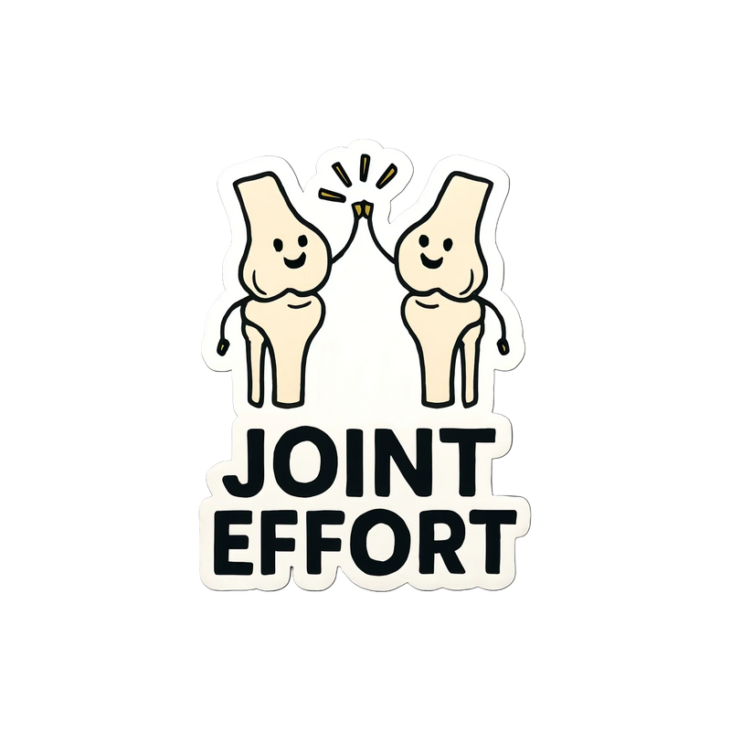 Joint Effort - Orthopedic Pun Sticker