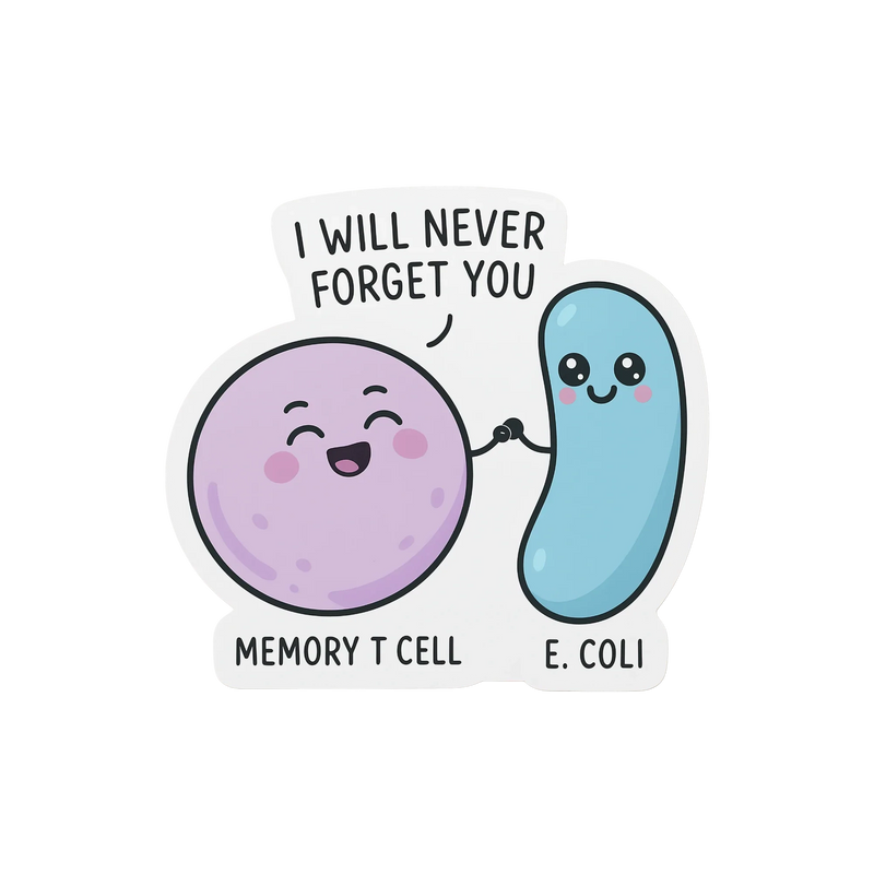 Memory T Cell - Immunology Sticker