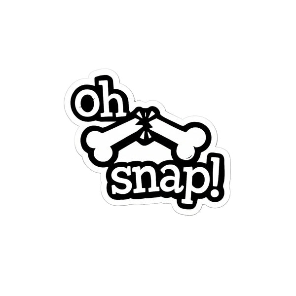 Oh snap orthodontic braces sticker - Arterise