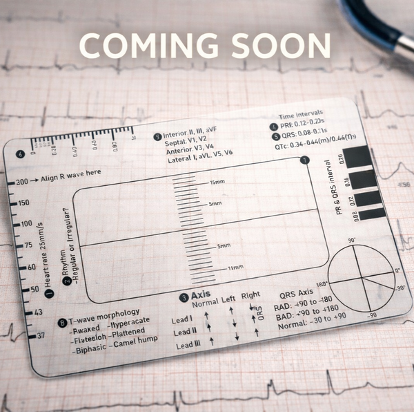 ECG Ruler Card