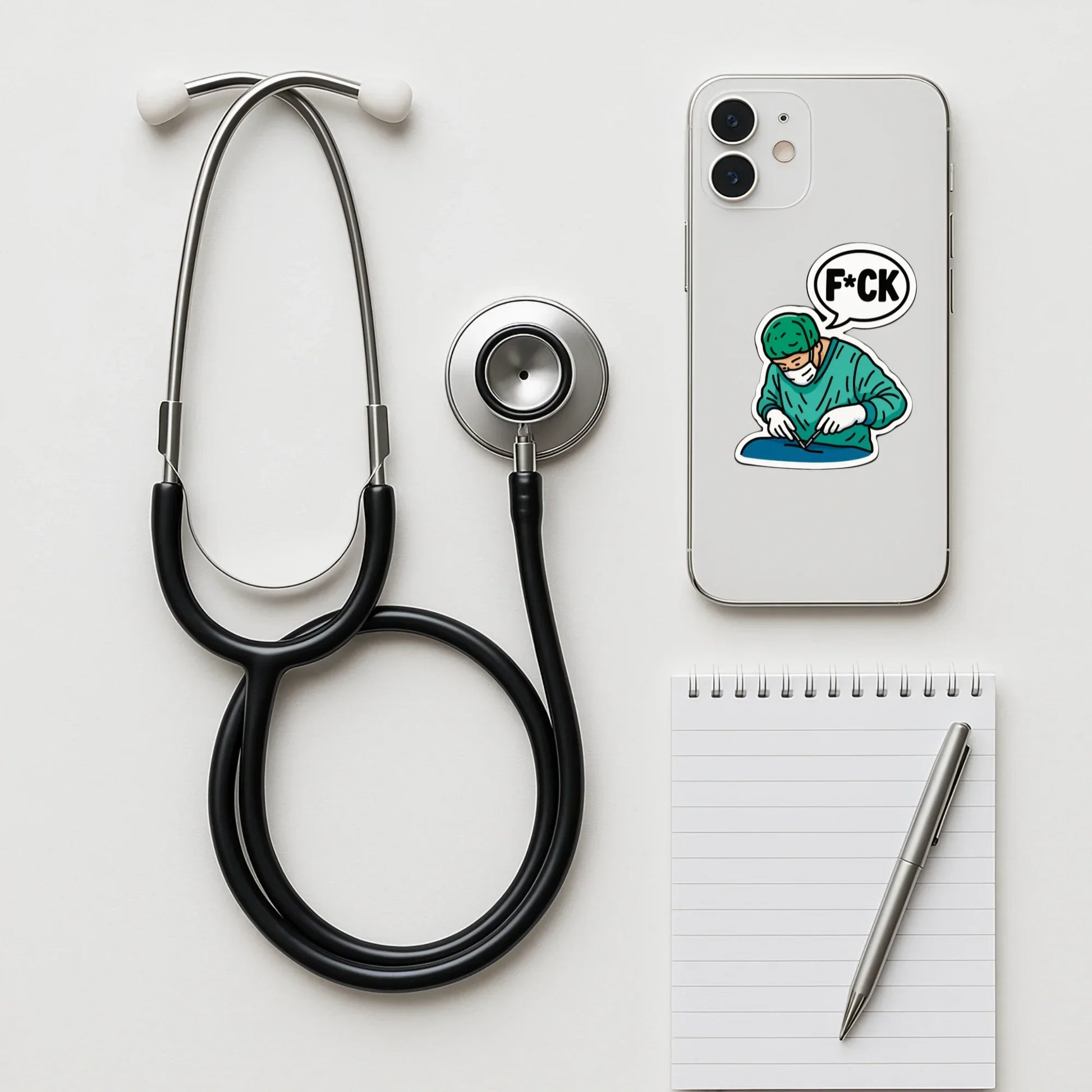 Swearing Surgeon Sticker