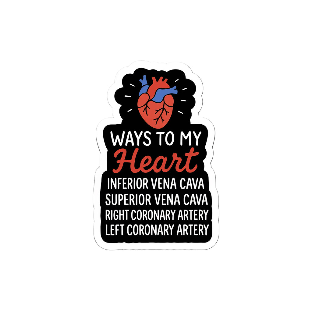 Cardiology pun sticker for medical students and doctors - Arterise - Arteries