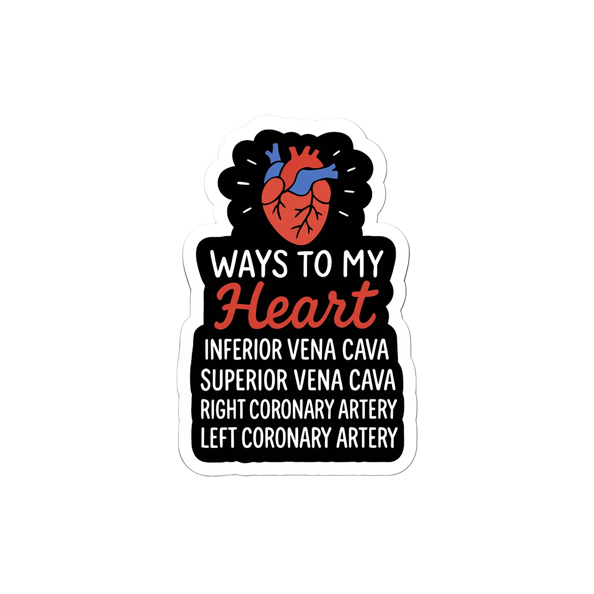 Cardiology pun sticker for medical students and doctors - Arterise - Arteries
