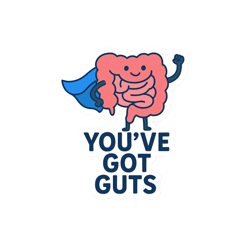 You’ve Got Guts - Funny Anatomy Sticker